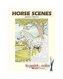 Horse Scenes to Colour