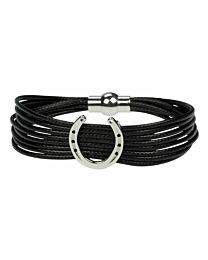 Horse Shoe Cord Bracelet