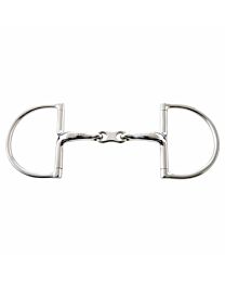 JP Korsteel Stainless Steel Double Jointed French Link Hunter Dee Ring Bit