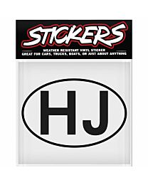 Vinyl Sticker "HJ - Hunter/Jumper"