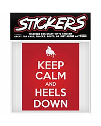 Vinyl Sticker "Keep Calm & Heels Down"