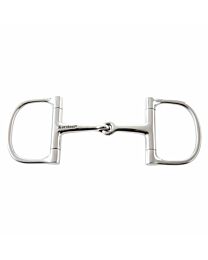 Korsteel Stainless Steel Single Jointed Barrel Dee Ring Bit