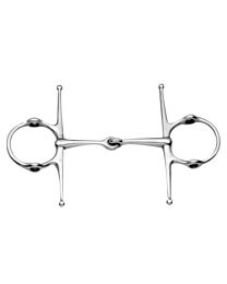 Korsteel Stainless Steel Single Jointed Full Cheek Gag Bit