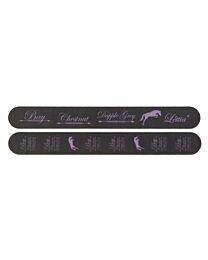 Lettia "Bay, Chestnut, Grey" Emery Board/Nail File