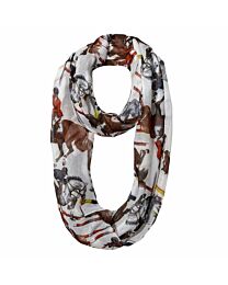 Lila "Jumping" Infinity Scarf