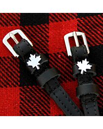 Mane Jane “Canada” Leather Spur Straps