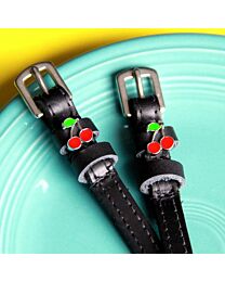 ManeJane “Cherry” Leather Spur Straps