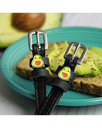 ManeJane “Happy Avocado” Leather Spur Straps