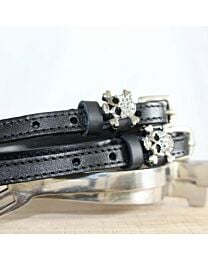 ManeJane “Skulls” Leather Spur Straps