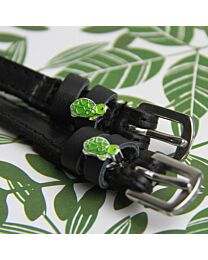 ManeJane “Turtle Hearts” Leather Spur Straps