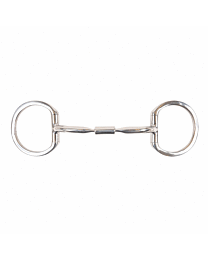 Myler MB02 Stainless Steel Comfort Snaffle Wide Barrel Eggbutt without Hooks