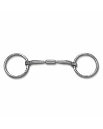 Myler MB02 Stainless Steel Comfort Snaffle Wide Barrel Loose Ring Bit