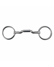 Myler MB06 Stainless Steel Low Port Mullen Barrel Loose Ring Bit