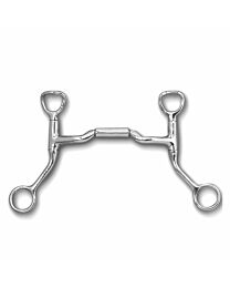 Myler MB06 Sweet Iron Mullen Barrel Low Port HBT Shank Bit