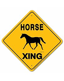 Noble Beasts Graphics "Horse Xing" Sign