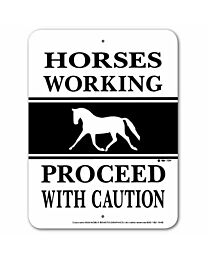 Noble Beasts Graphics Horses Working Proceed... Sign