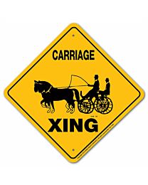 Noble Beats Graphics Carriage (Pair) Crossing Sign