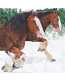 Paperproducts Design “Clydesdales” Beverage Napkins