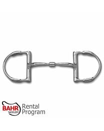 RENTAL - Myler MB01 Stainless Steel Comfort Snaffle Dee Ring Bit with Hooks