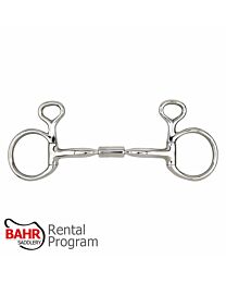 RENTAL - Myler MB02 Stainless Steel Comfort Snaffle Medium Baucher Bit
