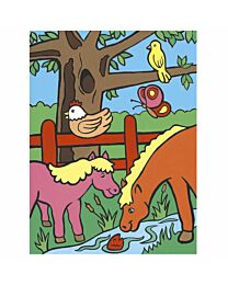 Royal & Langnickel "Farm Animals" Paint by Numbers Paint Set