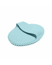 Rubber Curry Comb with Handle - Small