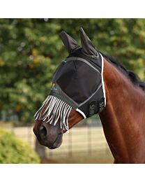 Shires Equestrian Fly Guard Pro Air Motion Fringe Nose Fly Mask