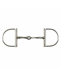 Shires Equestrian Single Jointed Slow Twist Hunter Dee Ring Bit