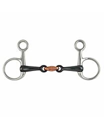 Shires Equestrian Sweet Iron Copper Lozenge Double Jointed Baucher Bit