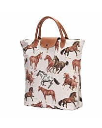 Signare "Running Horses" Foldaway Bag