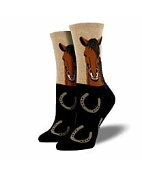 Sock Smith "Horse Portrait" Crew Socks