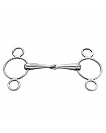 Sprenger Stainless Steel Single Jointed 2-Ring Show Jump Vienna Elevator Bit