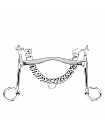 Sprenger 7” Cheek Satinox Stainless Steel Weymouth Bit