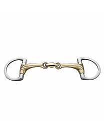 Sprenger Sensogan Dynamic RS Double Jointed Eggbutt D-Shaped Ring Bradoon Bit