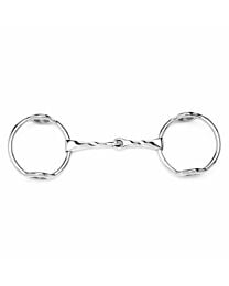 Stainless Steel Single Jointed Twisted Mouth Gag Bit