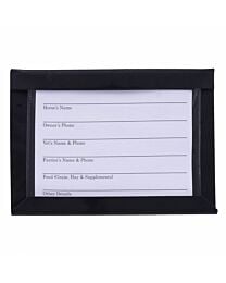 Stall Card Holder with Cards