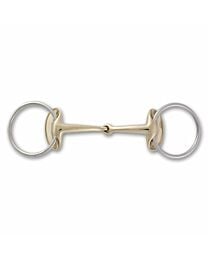Stubben Single Jointed Golden Wing Loose Ring Snaffle Bit
