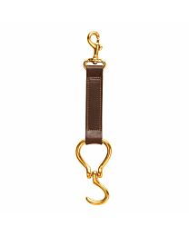 Tory Leather Folding Hoof Pick Key Tag