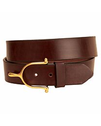 Tory Leather 1 1/2" Spur Buckle Plain Belt