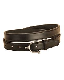 Tory Leather 1-Inch Stainless Steel Spur Buckle Belt