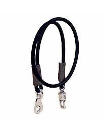Tory Leather Shock Cord Cross Ties