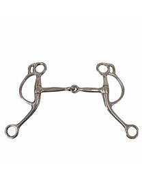 Coronet Stainless Steel Single Jointed Double Rein Training Bit