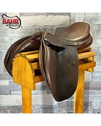 Used 17" Collegiate Diploma Adjustable Close Contact Saddle - #172909