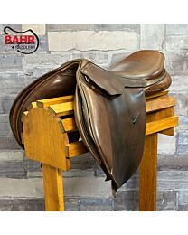 Used 17.5" Bates Caprilli Adjustable Close Contact Saddle - #172144