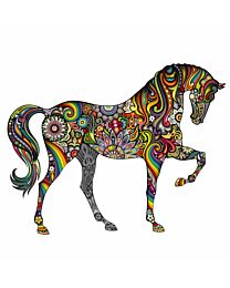 Vinyl "Colourful Horse" Sticker