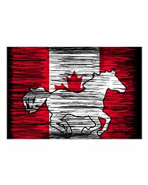 Vinyl "Flag & Horse" Sticker
