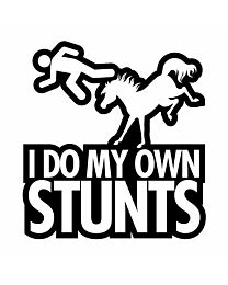 Vinyl "I Do My Own Stunts" Sticker