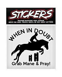Vinyl Sticker "Grab Mane & Pray"