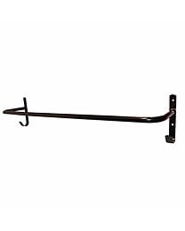 Wall Mounted Blanket Bar with Hooks