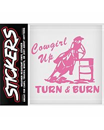 Vinyl Sticker "Turn & Burn"